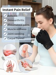 Compression Hand lce Pack Glove for Arthritis Pain Relief Adjustable Wrist Strap