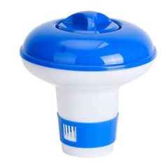 2Pcs Swimming Pool Spa Chemical Dispenser Tablet Holder – Chlorine Bromine Float