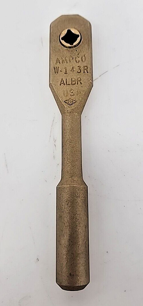 New AMPCO Aluminum Bronze Hand Ratchet yes 1/4″ Dr. W-143R 49UL48