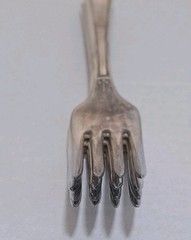 1847 Rogers Bros ANNIVERSARY International Silver Plate Flatware 4 Dinner Forks
