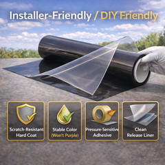 Ceramic Window Tint Roll for Home, Office, Car, Truck, Auto – Any Size & Shade