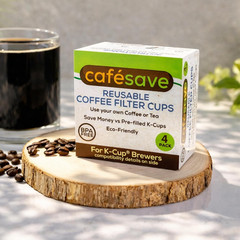 1-Stream Cafe Save Reusable K Cup Coffee 4-Pack Purple