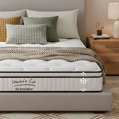 CHITA Hybrid Mattress with Pocket Springs, Motion Isolation ( Medium Firm)