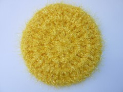 6 Rough Round Multicolor Dish Pot Scrubbers Scrubby Scrubbies Handmade 92
