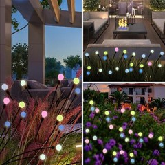 Outdoor Lights Decorative Waterproof Lights 8 LED Bulb Firefly Light 800mAh 2024