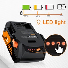 6AH/8AH Hyper Lithium-ion Battery For Ridgid 18V R840087 R840085 Rigid 18V Tools