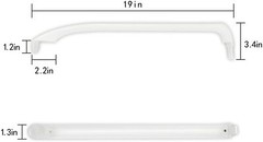 WR12X22148 WR12X20141 WR12X11011 Refrigerator Door Handles for GE AP5949272