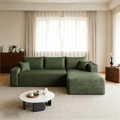 95″ Boneless Couch Right Chaise L Shape Sectional Cloud Sofa Set for Living Room