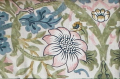 William Morris Fabric Shower Curtain Strawberry Thief Multicolor 72″x72″ Shabby