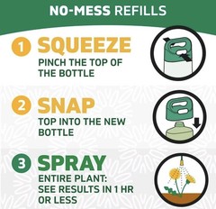 Spruce Snap & Spray Weed & Grass Killer Powered Starter Kit FAST RESULTS