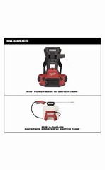 Milwaukee 3019-20PS M18 18V 4-Gallon Backpack Sprayer Kit w/ SWITCH TANK