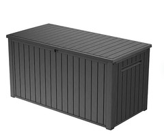 Keter 170 Gal. Resin Deck Box Large Indoor/Outdoor Storage