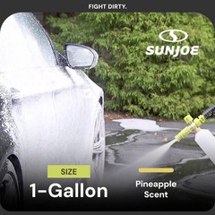 Sun Joe Premium Snow Foam Pineapple Scent Car Wash Soap & Cleaner 1 Gal FCS1G