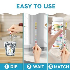“16in1 Water Testing Kit for pH, Hardness, Fluoride & More 100 Test Strips”
