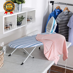 Folding Tabletop Ironing Board with Iron Rest, Blue, 32” L X 12” W, Steel Frame
