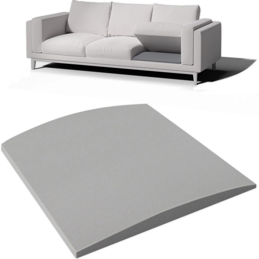 2 Couch Cushion Support for Sagging Seat 20″ X 20″ High Density Curved Foam Sofa