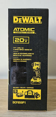 DEWALT ATOMIC 20V 1/4″ IMPACT DRIVER KIT W/ BAG, 5Ah BATTERY & CHARGER DCF850P1