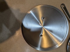 Made In Stainless Steel Saucier Pan with Lid 3 Qt Multi-Clad Cookware
