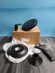 MOEN TS2202BL Doux Single-Handle Posi-Temp Shower Faucet Trim Kit in Matte Black