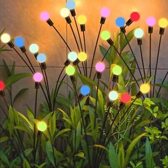 Outdoor Lights Decorative Waterproof Lights 8 LED Bulb Firefly Light 800mAh 2024