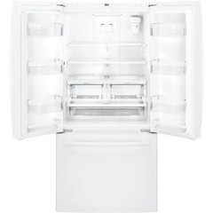 GE GWE19JGLWW 33″ Counter Depth French Door Refrigerator 18.6 Cu Ft