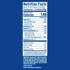 OREO Double Stuf Chocolate Sandwich Cookies, Party Size, 24.95 oz package