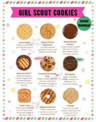 2024 GIRL SCOUT COOKIES Abc YOU PICK