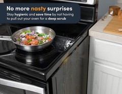 Silicone Stove Gap Covers (2pk) – Heat Resistant, 21″ Black, Easy Clean