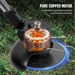 20000mAh Electric Cordless Grass String Trimmer Lawn Edger Weed Wacker Cutter