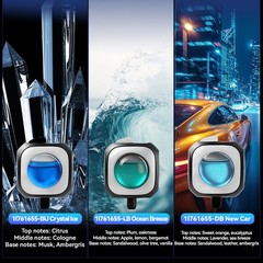 6x Car Vent Clip Air Freshener Aromatherapy Scent Diffuser Truck Odor Eliminator