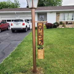 House Number for Outdoor, Mailboxes Number, Address Sign Metal Exterior Decor