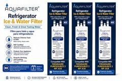 3 PACK For Frigidaire WF3CB Refrigerator PureSource 3 Water & Ice Filter