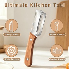 3 in 1 Multi-Functional Vegetable Peeler for Kitchen Stainless Steel Peeler