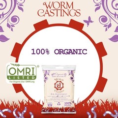 Organic Mechanics Worm Castings Soil Amendment, 1 Pound