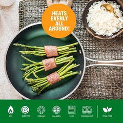 Granitestone Emerald 10″ Premium Nonstick Coating Fry Pan with Stay Cool Handle