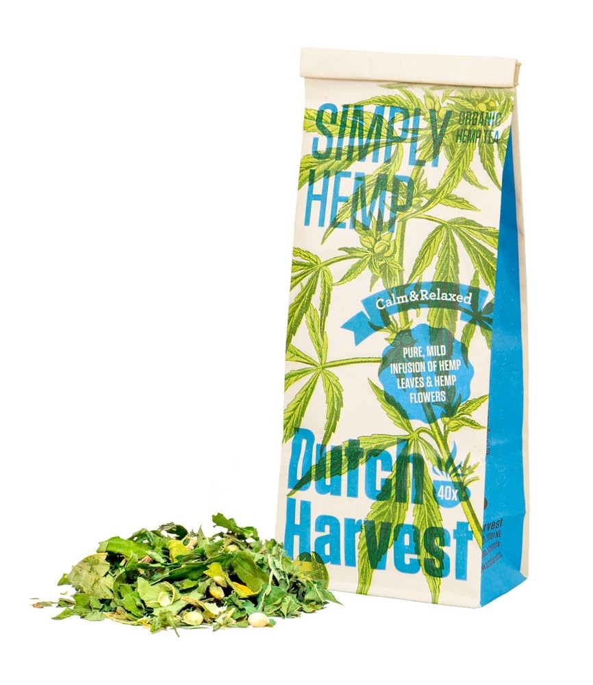 (5 pack) Dutch Harvest – Simply Hemp – Pure hemp tea – Organic 