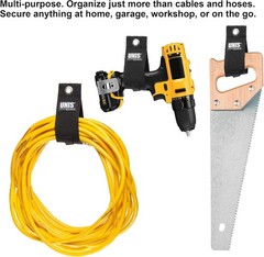 Heavy Duty Cable Organizer Straps 5 Pack 13in Reusable Ties for Extension Cords