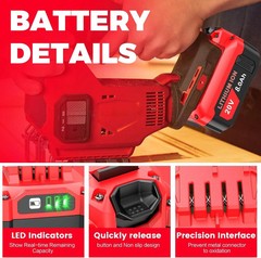 2PACK 20Volt For Craftsman V20 8.0Ah Li-ion Battery CMCB204 CMCB202 /Charger