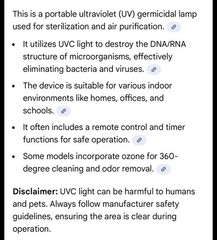 Timing Mode 120 Volts 38w Air Sterilizer Uv Cleaner Timing Mode 60HZ W/ REMOTE