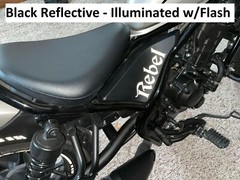 1 to 5 INCH Custom REFLECTIVE Vinyl Decals Text Lettering Numbers Stickers Sign
