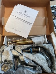Vintage 1999 Phylrich Modern Traditional Wide Spread Chrome Faucet