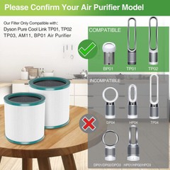 Replacement Air Purifier Filters For All Dyson Pure Cool Link Models TP01 TP02