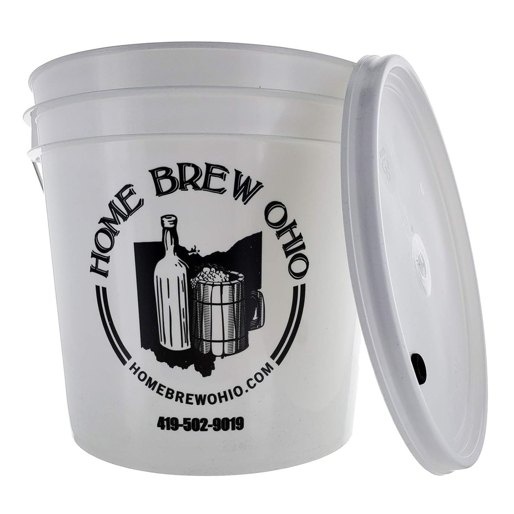 Food Grade 2 Gallon Fermenting Bucket with Lid | Perfect for Home Brewing