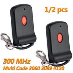 2PC Garage Door Gate Opener Transmitter 10 Digit Pins Code Remote Control 300MHz