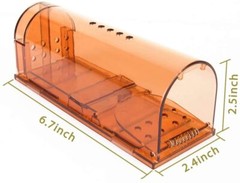 2 Pack Humane Mouse Traps Live Catch & Release No Kill Rat Mice Trap Reusable