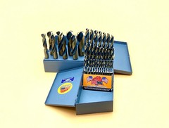 Silver & Deming Drill Bit Set 37 Pcs 1/16″ ~ 1″ M7 Lifetime Warranty Drill Hog®