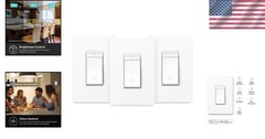 Smart Dimmer Switch 3-Pack – Alexa & Google Home Compatible, Voice Control