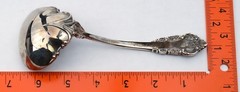 Solid Gravy Ladle Antique Baroque Silverplate by Wallace Silver 6.5 in