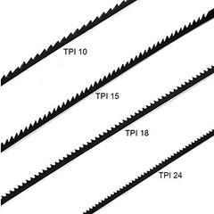 High Carbon Steel 5-Inch Pin End Scroll Saw Blades – 48 Pack for Precision Cuts