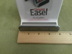 Joie Easel Stand, White with Gray Kitchen Phone/Tablet/Cookbook Holder